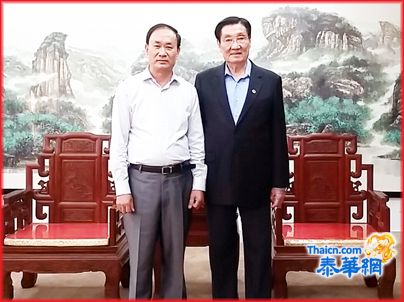 泰中艺术家联合会蔡义批会长前往福州参访