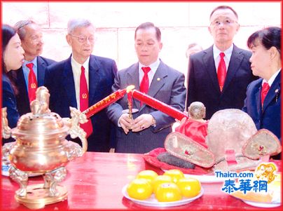 庆祝武德侯祖沈祖公千秋圣诞 泰国沈氏宗亲总会举行谒祖大典